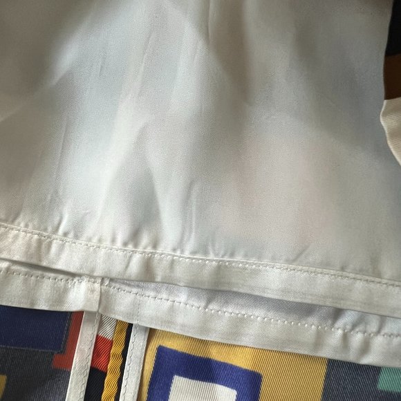 Kate Spade Kylie 100% silk geometric pencil midi skirt size 6 PLEASE READ - Picture 7 of 16